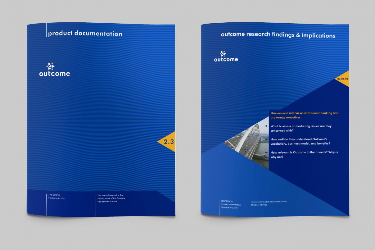 Outcome Report and Documentation Covers by 9rox