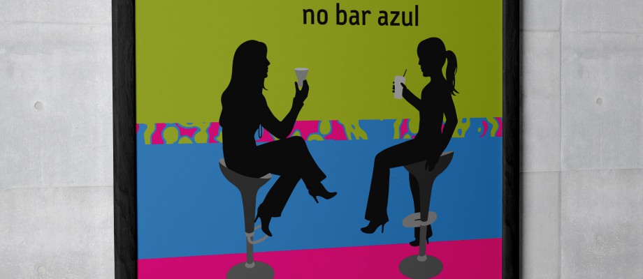Bar Azul Happy Hour Poster
